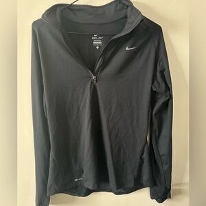 Womens - Nike Black Dri-FIT Zip